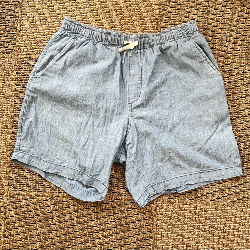 Old Navy Boys Chambray Jogger Shorts | Size Medium (M) 100% Cotton